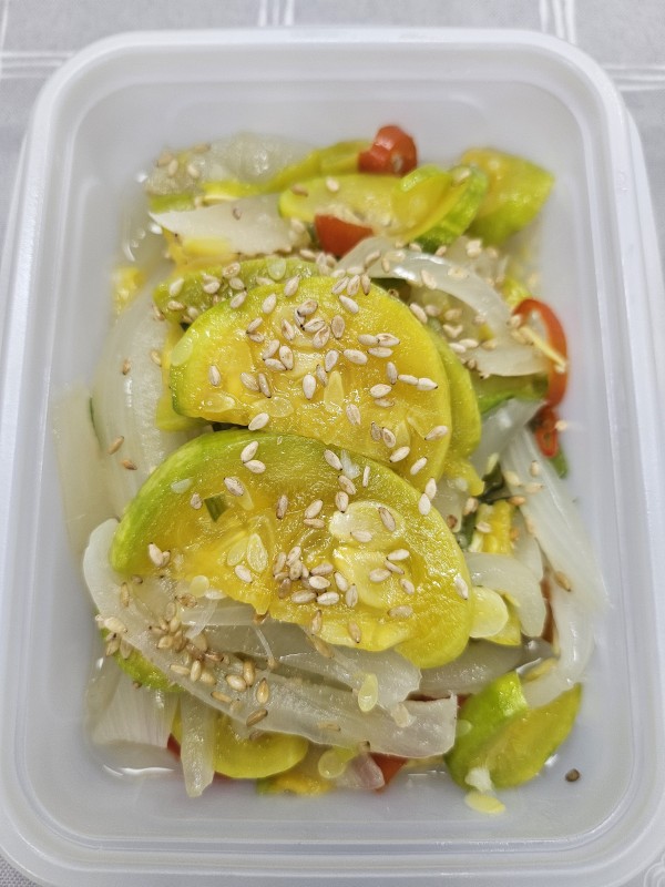 새우젓호박볶음