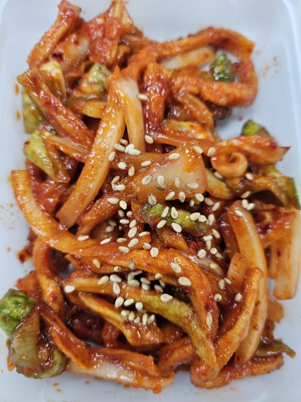 오이무말랭이무침