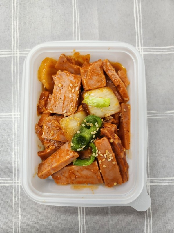 스모크햄케찹볶음