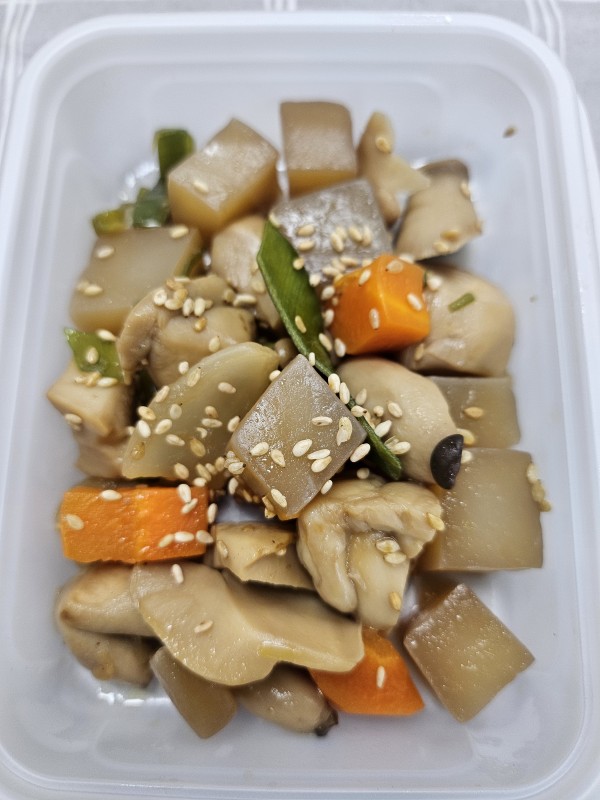 곤약버섯총알조림