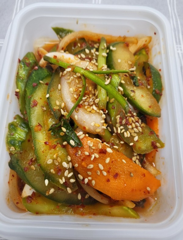 오이미나리무침