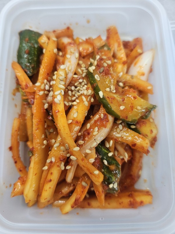 도라지오이무침