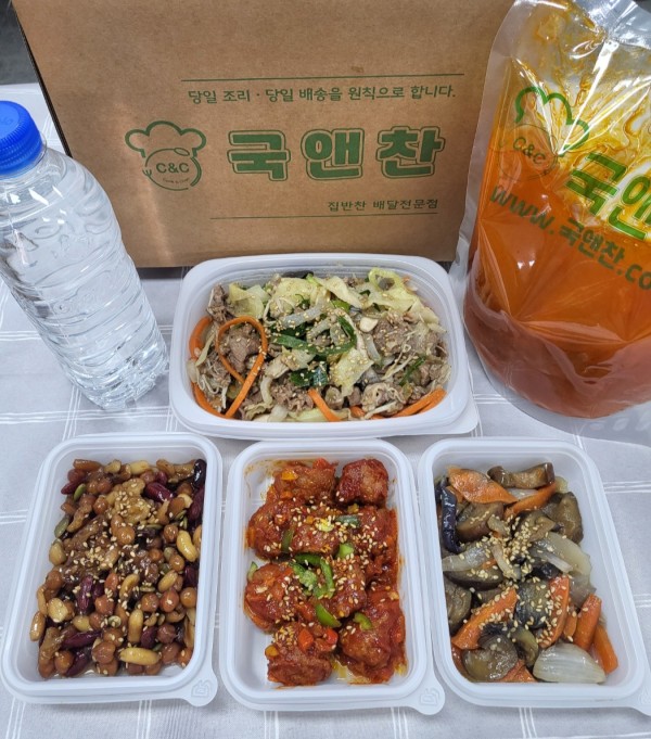 오늘의반찬 5종세트(참치김치찌개,버섯소불고기,미트볼찹조림,모둠콩조림,굴소스가지볶음)
