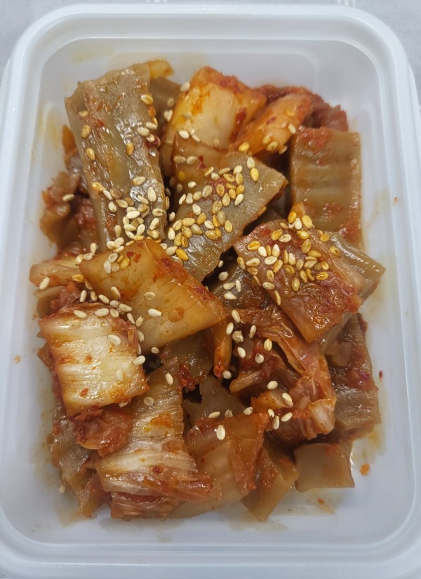 도토리묵김치무침