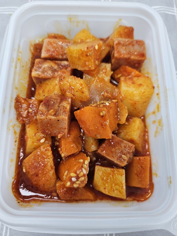 매콤햄감자조림