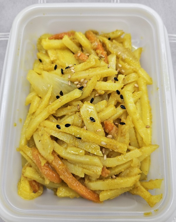 카레감자채볶음