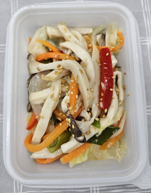 새송이버섯야채볶음